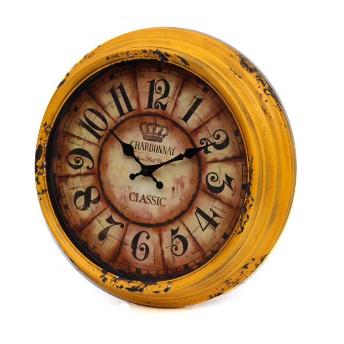 Wanduhr H03, Uhr, Shabby-Look Vintage, 41cm