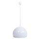 Pendelleuchte HWC-M34, Hngelampe Hngeleuchte Lampe,  40cm Schirm, Kunststoff ~ wei