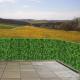 Balkonsichtschutz N77, Sichtschutz Windschutz Verkleidung fr Balkon Terrasse Zaun ~ 500x150cm Blatt hell