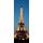 LED-Bild, Leinwandbild Leuchtbild Wandbild, Timer MVG-zertifiziert ~ 100x35m Eiffelturm, flackernd