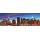 LED-Bild, Leinwandbild Leuchtbild Wandbild, Timer MVG-zertifiziert ~ 120x40cm New York, flackernd