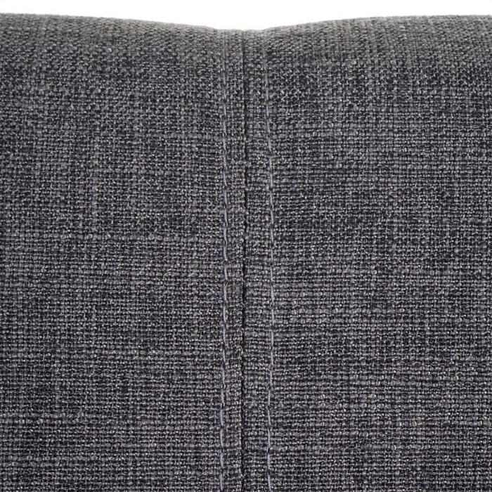 6er-Set Esszimmerstuhl HWC-A50 II, Stuhl Kchenstuhl, Retro 50er Jahre Design ~ Textil, grau, helle Beine