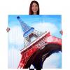lgemlde Eiffelturm Tricolore, 100% handgemaltes Wandbild Gemlde XL, 100x100cm