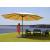 Sonnenschirm Meran Pro, Gastronomie Marktschirm ohne Volant  5m Polyester/Alu 28kg ~ creme mit Stnder