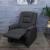 Fernsehsessel HWC-F23, Relaxsessel Liege Sessel, Stoff/Textil 102x79x96cm ~ grau ohne Massage- und Wrmefunktion