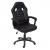 Brostuhl HWC-F59, Schreibtischstuhl Drehstuhl Racing-Chair Gaming-Chair, Kunstleder ~ schwarz