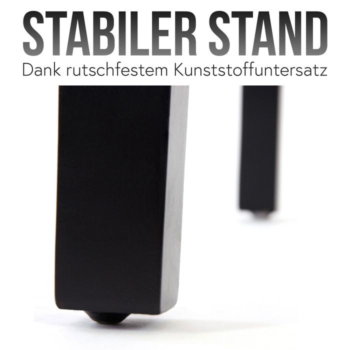 6er-Set Esszimmerstuhl Stuhl Kchenstuhl Littau ~ Textil, grau, dunkle Beine