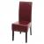 Esszimmerstuhl Latina, Kchenstuhl Stuhl, Leder ~ rot, dunkle Beine