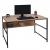 Schreibtisch HWC-K80, Brotisch Computertisch Arbeitstisch Ablage, Metall MDF 120x60cm ~ natur