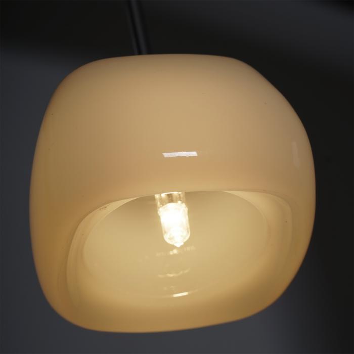 Pendelleuchte HW169, Deckenleuchte Hngeleuchte Deckenlampe, Glasschirm