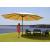 Sonnenschirm Meran Pro, Gastronomie Marktschirm ohne Volant  5m Polyester/Alu 28kg ~ creme ohne Stnder
