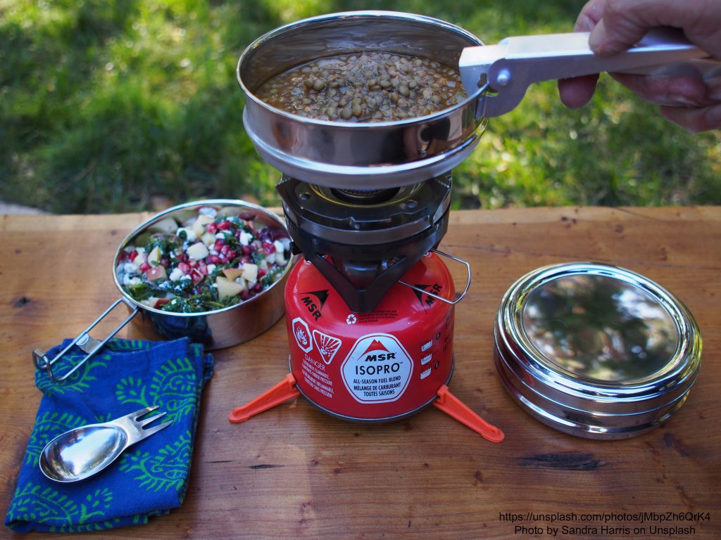 Campingküche Utensilien