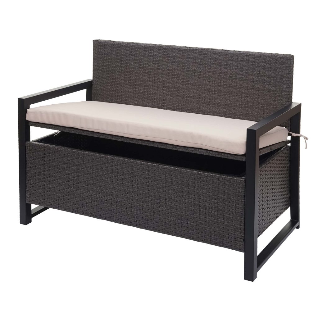 Poly-Rattan 2er Sitzbank HWC-F39