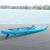 Paddelboard HLO-PX13 Stand Up Paddle 320x76x15cm bis 150 kg ~ Hellblau