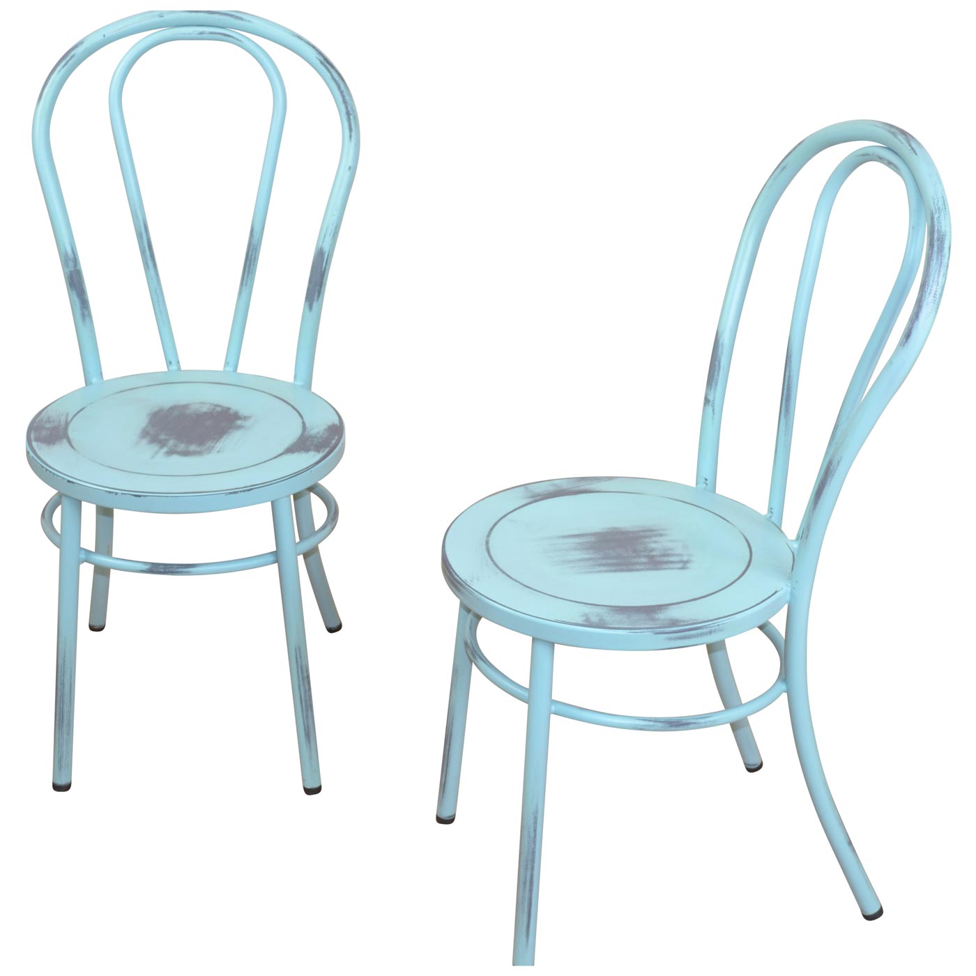 Bistrostuhl Stapelstuhl Stuhl MCW-A73 Metall Industriedesign stapelbar grau