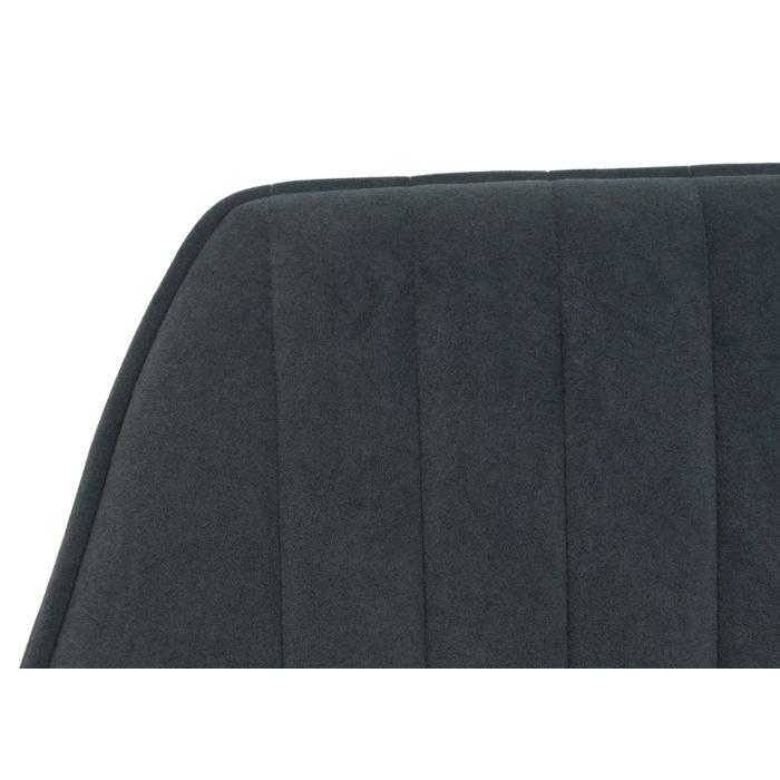 6er-Set Esszimmerstuhl HWC-L79, Kchenstuhl Lehnstuhl Stuhl Armlehnen, drehbar Auto-Position Stoff/Textil ~ anthrazit
