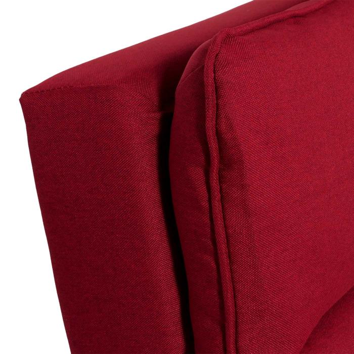 Schlafsofa HWC-M79, Gstebett Schlafcouch Couch Sofa, Schlaffunktion Liegeflche 180x110cm ~ Stoff/Textil bordeaux