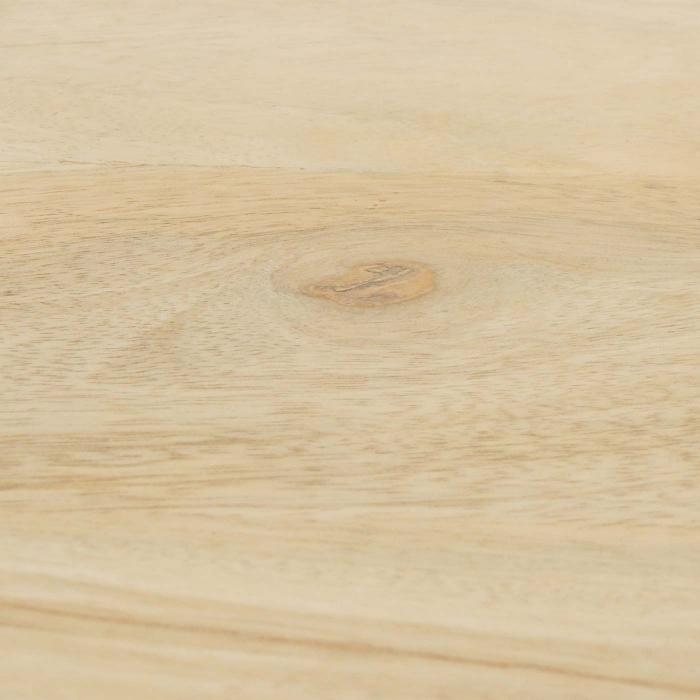 Nachttisch HWC-L95, Kommode Beistelltisch Nachtschrank Schrank, Schublade Mango-Holz 51x45x40cm MVG-zertifiziert, natur