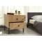 Nachttisch HWC-L95, Kommode Beistelltisch Nachtschrank Schrank, Schublade Mango-Holz 51x45x40cm MVG-zertifiziert, natur