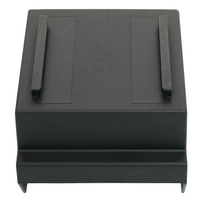 Teebeutelhalter HWC-M10, Teebox Aufbewahrungsbox, Teeaufbewahrung, 12 herausnehmbare Fcher, 30x33x8cm schwarz