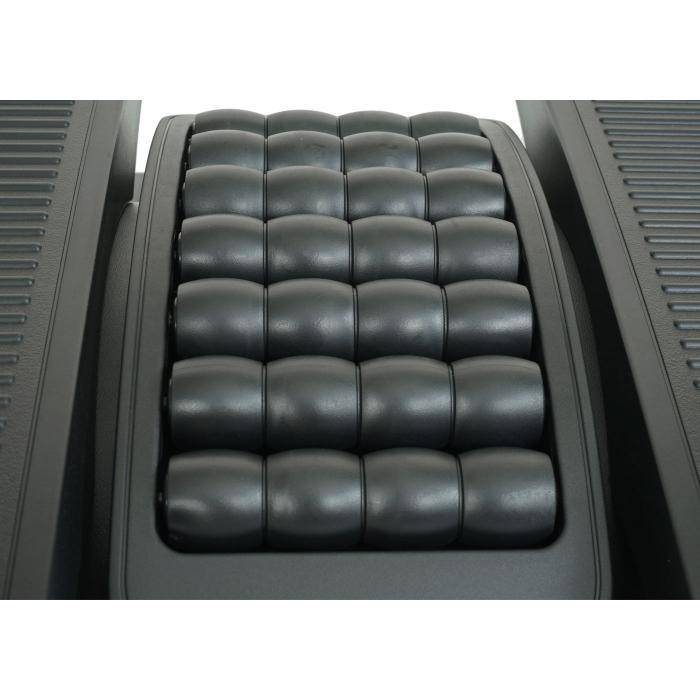Fußstütze HWC-M11, Fußablage mit Massage-Rollen Fußroller Fußbank, Neigung  und Höhe verstellbar, Kunststoff von Heute-Wohnen