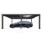 Carport HWC-L46, Autoberdachung Garage Unterstand, 11cm-Aluminium-Gestell, Regenrinne sturmfest, 3x6m ~ anthrazit