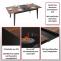 Erstes Foto mit wichtigen Merkmalen fr Produkt Esszimmertisch HWC-M57, Esstisch, Massiv-Holz Laminat Melamin 160-200x90cm, ausziehbar Sheesham Holz-Optik, dunkle Beine