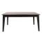 Esszimmertisch HWC-M57, Esstisch, Massiv-Holz Laminat Melamin 160-200x90cm, ausziehbar Sheesham Holz-Optik, dunkle Beine