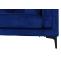 Retourenware | Sofa-Garnitur HWC-M27, Couch Ecksofa, Liegeflche links/rechts, Massiv-Holz 293cm ~ Samt dunkelblau