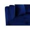 Retourenware | Sofa-Garnitur HWC-M27, Couch Ecksofa, Liegeflche links/rechts, Massiv-Holz 293cm ~ Samt dunkelblau