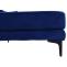 Retourenware | Sofa-Garnitur HWC-M27, Couch Ecksofa, Liegeflche links/rechts, Massiv-Holz 293cm ~ Samt dunkelblau