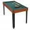 Tischkicker HWC-M33, Tischfuball Billard Hockey 7in1 Multiplayer Spieletisch, MDF 80x123x101cm