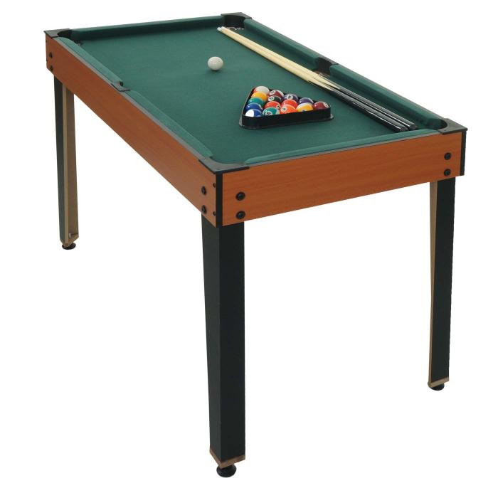 Tischkicker HWC-M33, Tischfuball Billard Hockey 7in1 Multiplayer Spieletisch, MDF 80x123x101cm