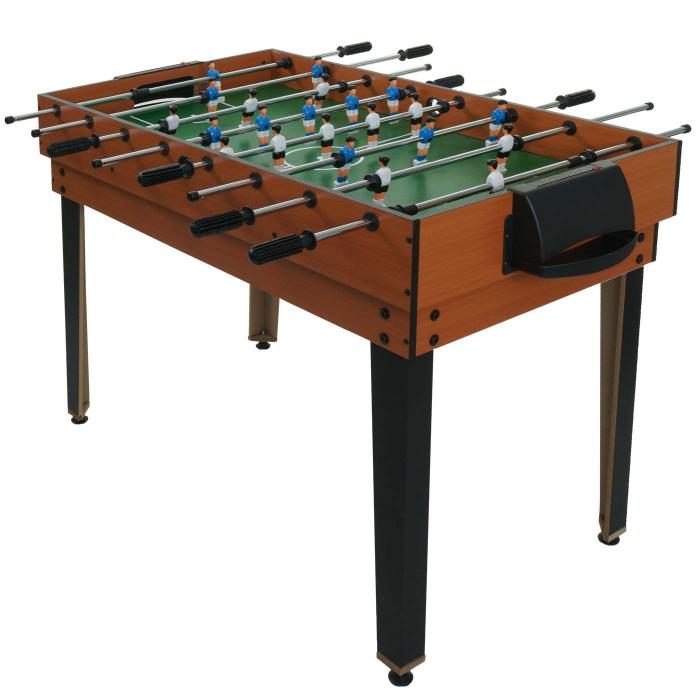 Tischkicker HWC-M33, Tischfuball Billard Hockey 7in1 Multiplayer Spieletisch, MDF 80x123x101cm