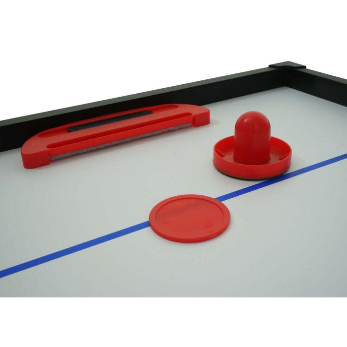 Tischkicker HWC-M33, Spieltisch Tischtennis Tischfuball Billard Hockey Backgammon 15in1 Multiplayer, MDF 80x123x101cm