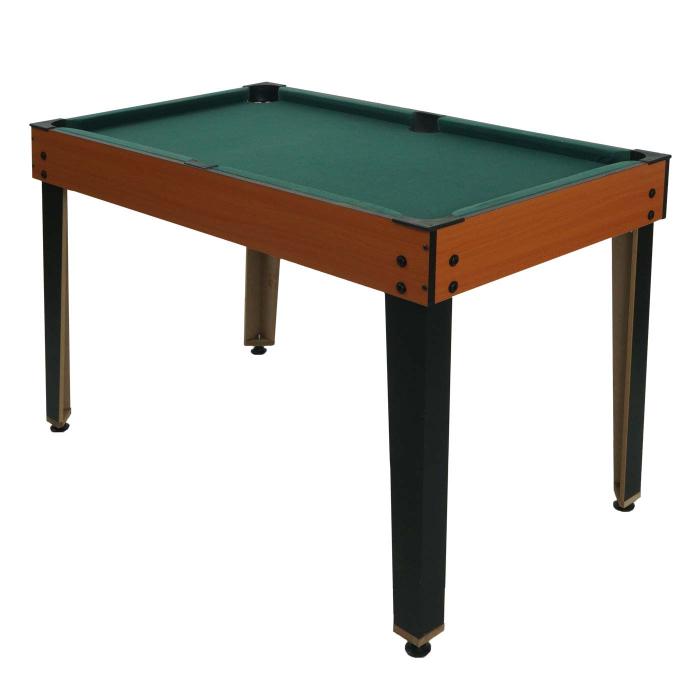 Tischkicker HWC-M33, Tischfuball Billard Hockey 7in1 Multiplayer Spieletisch, MDF 80x123x101cm