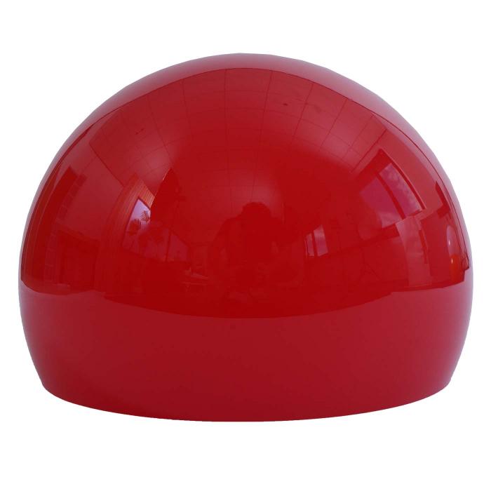 Pendelleuchte HWC-M34, Hngelampe Hngeleuchte Lampe,  40cm Schirm, Kunststoff ~ rot