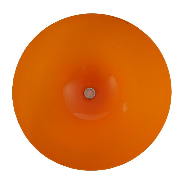 Lampenschirm HWC-M34 fr Bogen- und Pendelleuchte, Ersatzschirm,  40cm, Kunststoff ~ orange