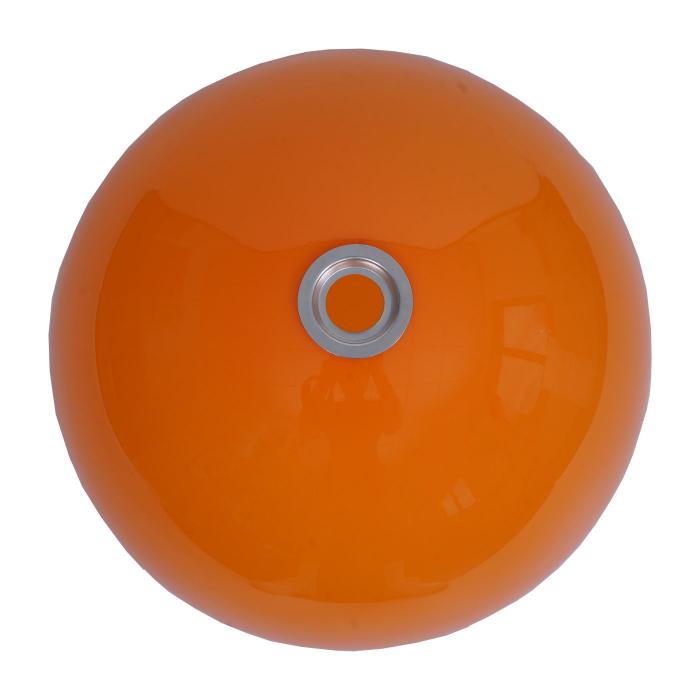 Lampenschirm HWC-M34 fr Bogen- und Pendelleuchte, Ersatzschirm,  40cm, Kunststoff ~ orange