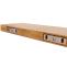 Teak-Wandregal HWC-M74, Badregal Hngeregal Regal, hochwertiges B-Grade-Teak (Kernholz, 20-30 Jahre), 3x41x14cm