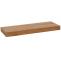Teak-Wandregal HWC-M74, Badregal Hngeregal Regal, hochwertiges B-Grade-Teak (Kernholz, 20-30 Jahre), 3x41x14cm