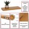 Erstes Foto mit wichtigen Merkmalen fr Produkt Teak-Wandregal HWC-M74, Badregal Hngeregal Regal, hochwertiges B-Grade-Teak (Kernholz, 20-30 Jahre), 3x41x14cm
