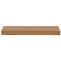 Teak-Wandregal HWC-M74, Badregal Hngeregal Regal, hochwertiges B-Grade-Teak (Kernholz, 20-30 Jahre), 3x41x14cm