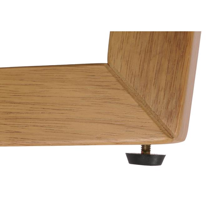 Couchtisch HWC-M61, Beistelltisch Sofatisch, Massiv-Holz HDF Laminat Melamin 80cm, Marmor/Stein-Optik, helles Gestell