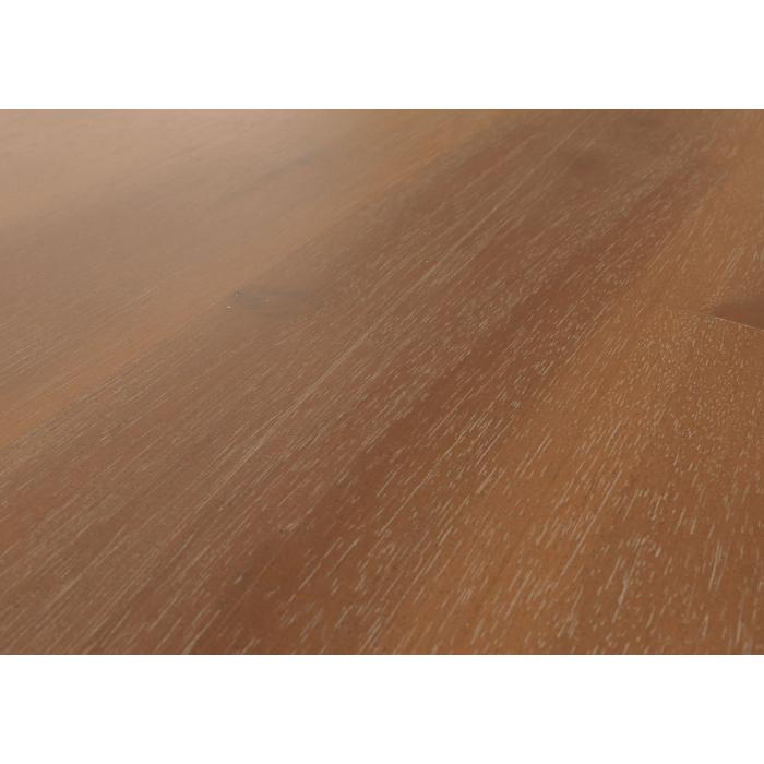 Couchtisch HWC-M47, Wohnzimmertisch Beistelltisch Sofatisch, Schublade, Akazie Massiv-Holz gebeizt 44x125x60cm 25kg