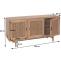 Bemaungsbild fr Produkt Sideboard HWC-M47, Schrank Kommode Highboard Anrichte, Staufcher, Rattan Akazie Massiv-Holz gebeizt 82x160x45cm 38kg