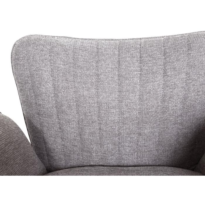 Barhocker HWC-M67, Drehstuhl Barstuhl, mit Armlehne Fuablage drehbar Stoff/Textil Eisen FSC ~ hellgrau Fu schwarz