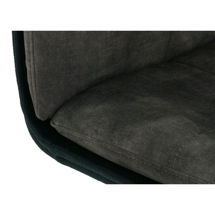 6er-Set Esszimmerstuhl HWC-M68, Kchenstuhl Lehnstuhl, drehbar Auto-Position, Metall Stoff/Textil ~ grn