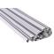 Volant fr elektrische Vollkassetten-Markise T124, 5x3m ausfahrbarer Volant Polyester ~ grau-wei