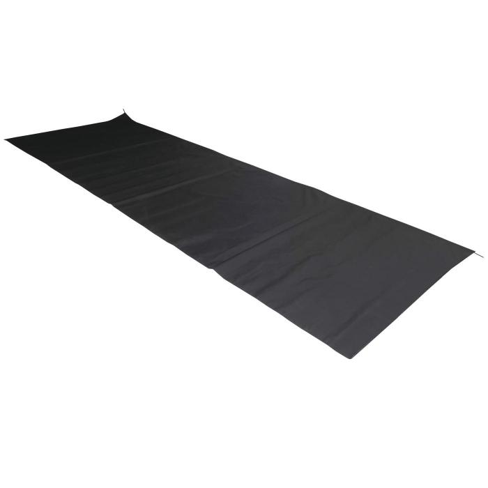 Volant fr elektrische Vollkassetten-Markise T124, 5x3m ausfahrbarer Volant Polyester ~ anthrazit